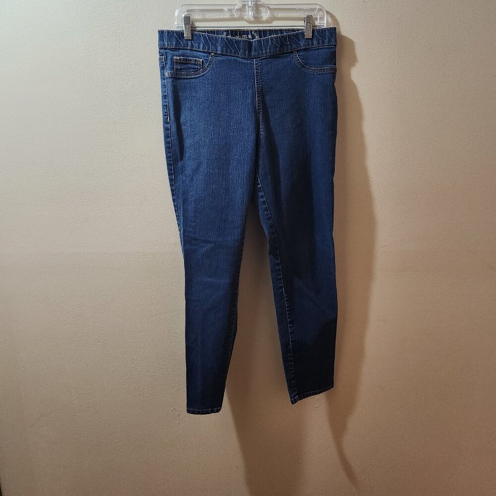 Sonoma, size 12 Stretchable Denim, Pull-On, Straight Leg